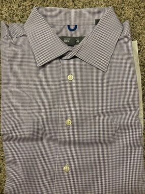 Kenneth Cole Reaction | Shirts | Kenneth Cole Reaction Technicole Slim Fit  Flex Dress Shirt Mens Xl 3637 7 | Poshmark